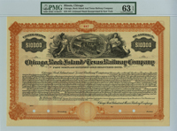 Chicago, Rock Island and Texas Railway $10,000 Bond